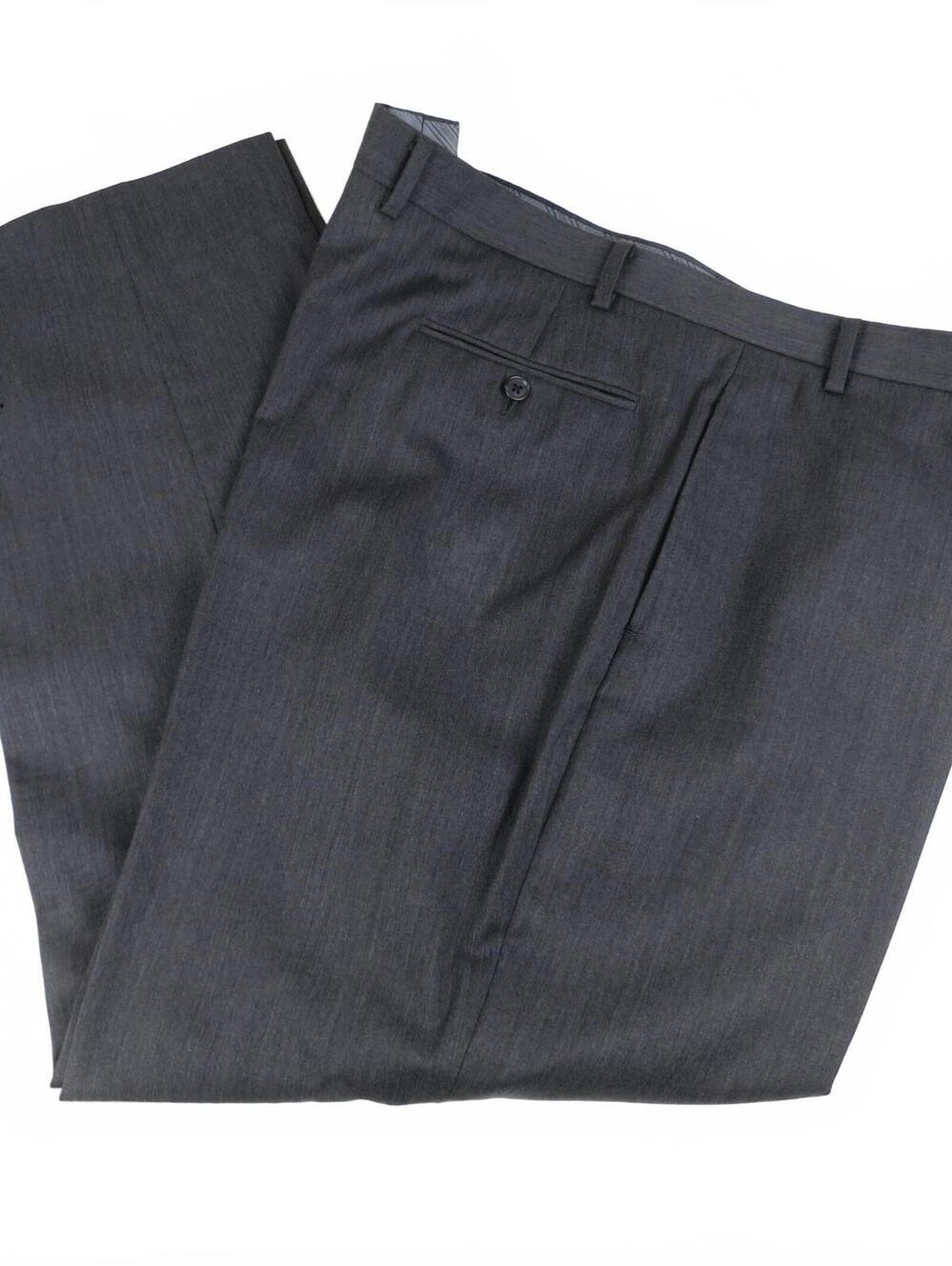 Calvin Klein Gray 100% Wool Dress Pants Size 43 in.